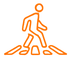 Icon representing pedestrian accident claims